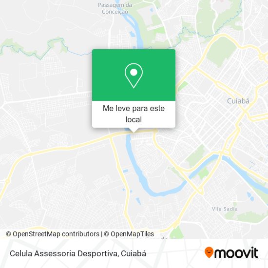 Celula Assessoria Desportiva mapa