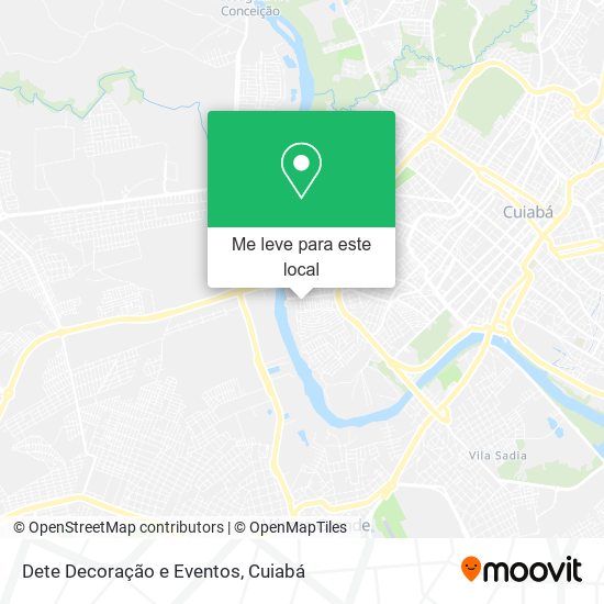 Dete Decoração e Eventos mapa