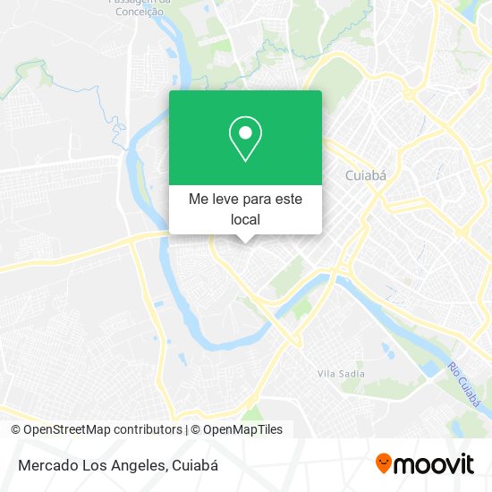 Mercado Los Angeles mapa