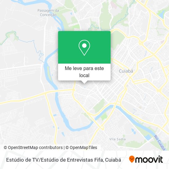 Estúdio de TV / Estúdio de Entrevistas Fifa mapa