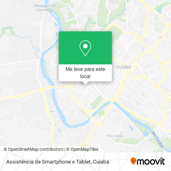 Assistência de Smartphone e Tablet mapa