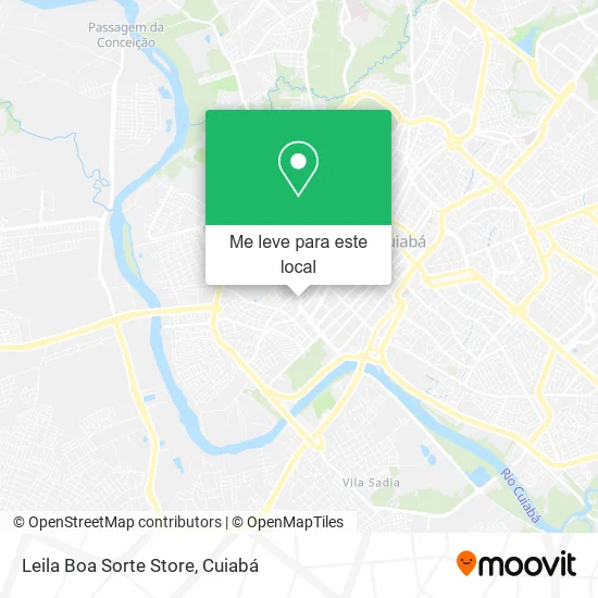 Leila Boa Sorte Store mapa
