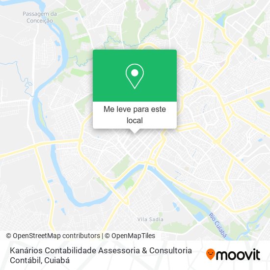 Kanários Contabilidade Assessoria & Consultoria Contábil mapa