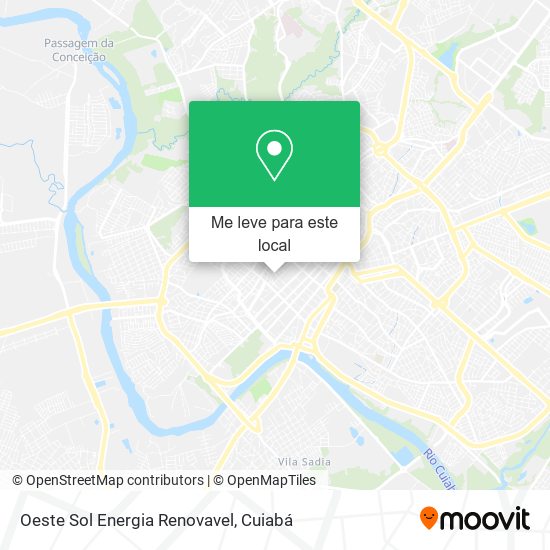 Oeste Sol Energia Renovavel mapa