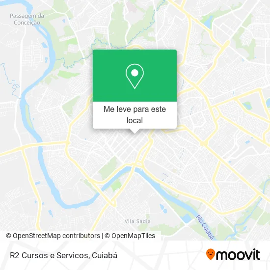 R2 Cursos e Servicos mapa