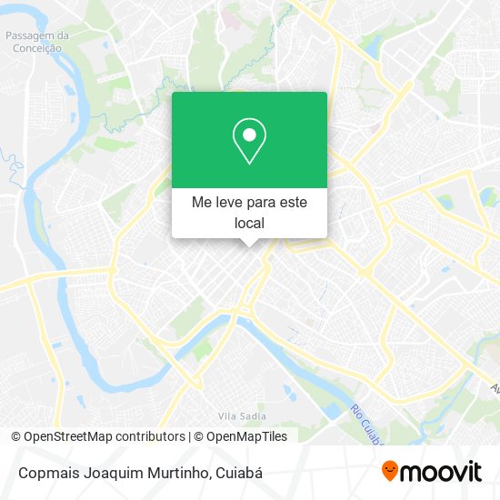 Copmais Joaquim Murtinho mapa