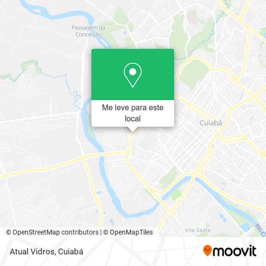 Atual Vidros mapa