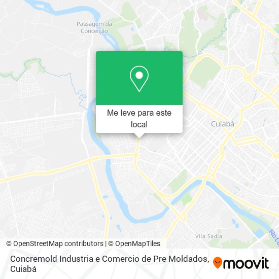 Concremold Industria e Comercio de Pre Moldados mapa