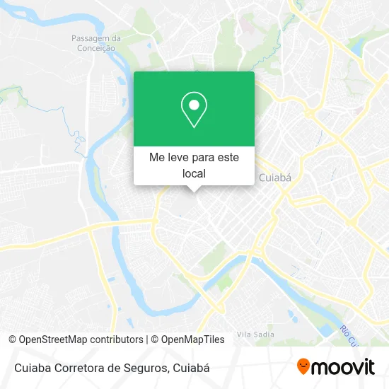 Cuiaba Corretora de Seguros mapa