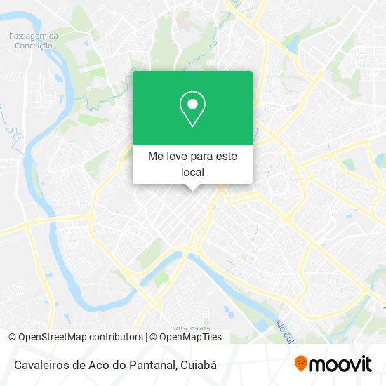 Cavaleiros de Aco do Pantanal mapa