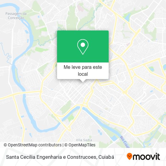Santa Cecilia Engenharia e Construcoes mapa
