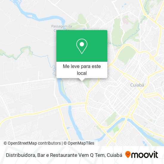 Distribuidora, Bar e Restaurante Vem Q Tem mapa