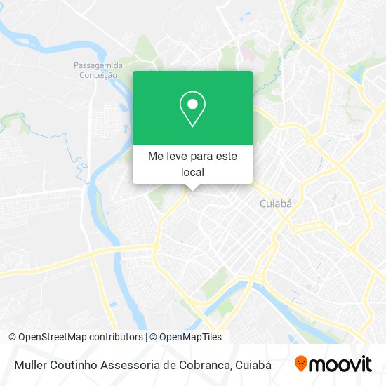 Muller Coutinho Assessoria de Cobranca mapa