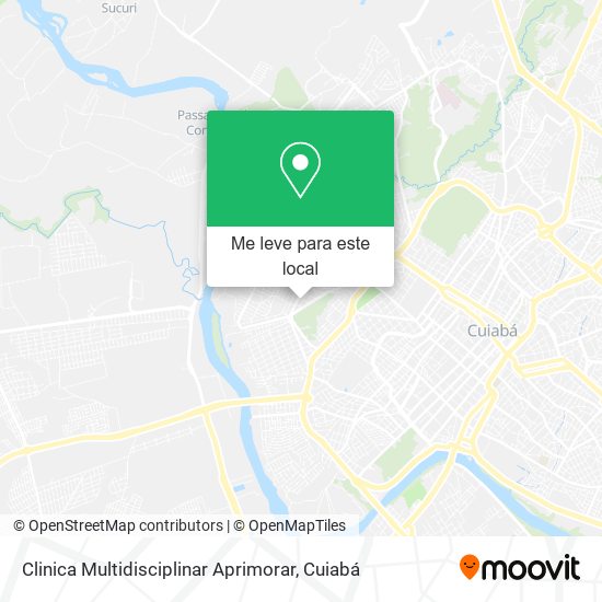 Clinica Multidisciplinar Aprimorar mapa