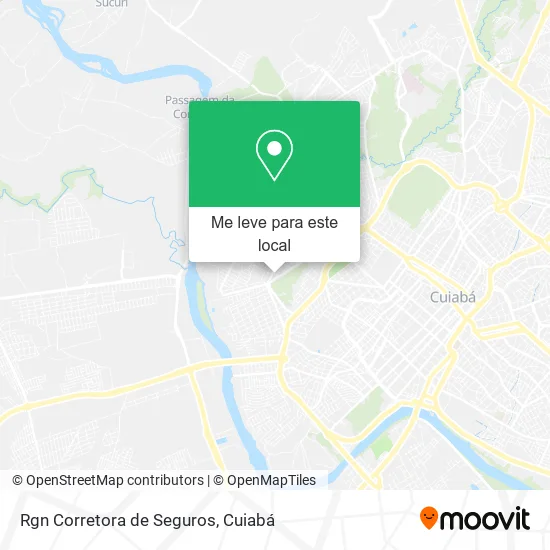 Rgn Corretora de Seguros mapa