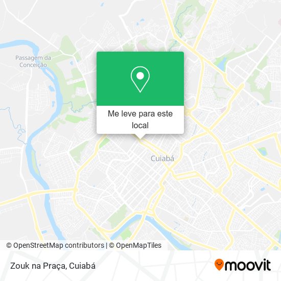 Zouk na Praça mapa