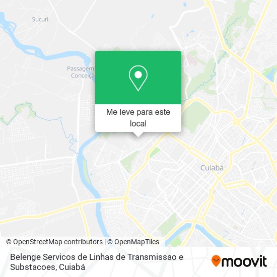 Belenge Servicos de Linhas de Transmissao e Substacoes mapa