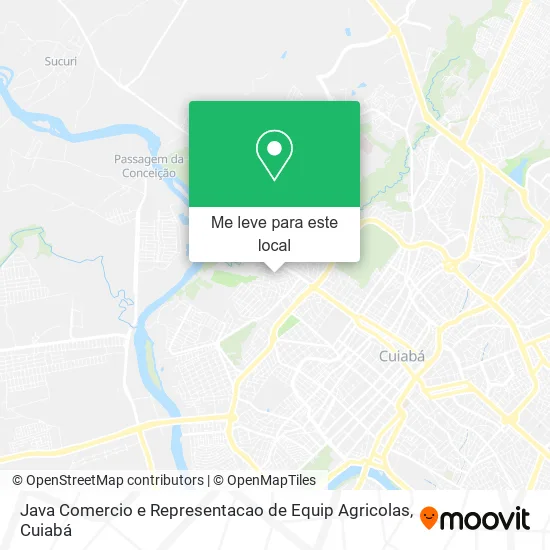 Java Comercio e Representacao de Equip Agricolas mapa