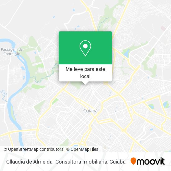 Clláudia de Almeida -Consultora Imobiliária mapa