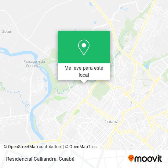 Residencial Calliandra mapa