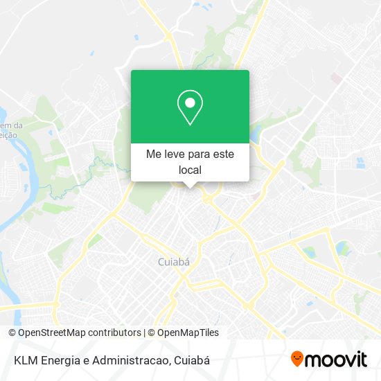 KLM Energia e Administracao mapa
