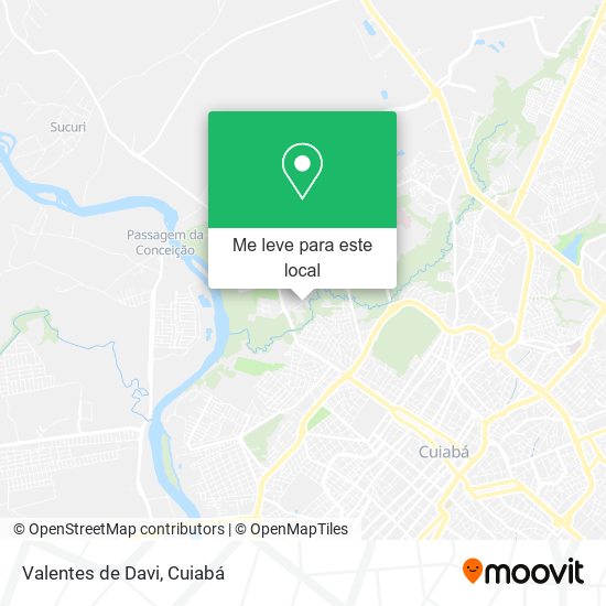 Valentes de Davi mapa