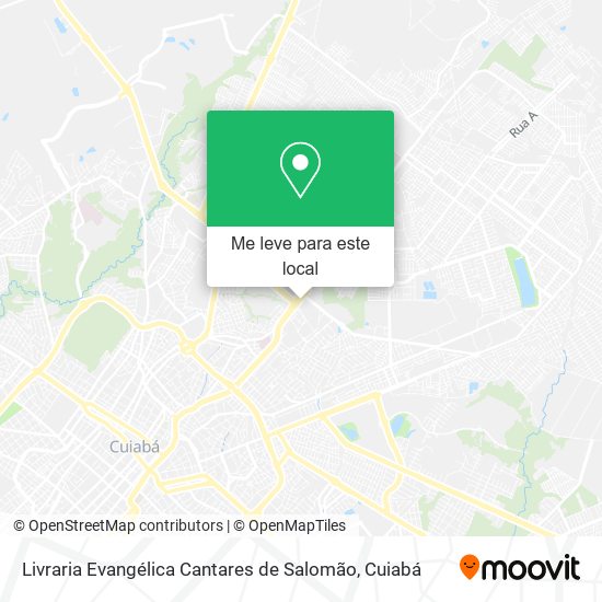 Livraria Evangélica Cantares de Salomão mapa