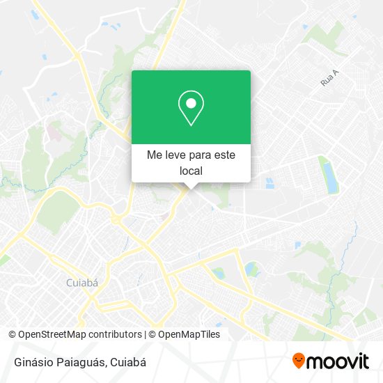Ginásio Paiaguás mapa