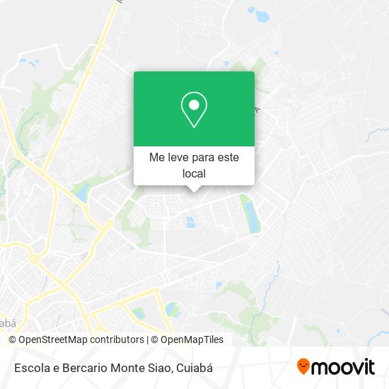 Escola e Bercario Monte Siao mapa