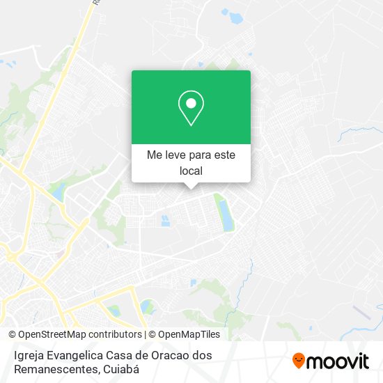 Igreja Evangelica Casa de Oracao dos Remanescentes mapa