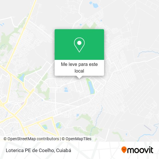Loterica PE de Coelho mapa