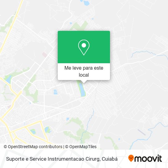 Suporte e Service Instrumentacao Cirurg mapa