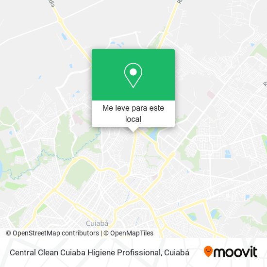 Central Clean Cuiaba Higiene Profissional mapa