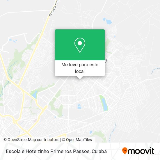 Escola e Hotelzinho Primeiros Passos mapa