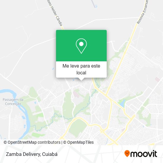 Zamba Delivery mapa