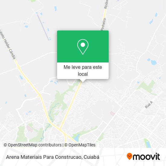 Arena Materiais Para Construcao mapa