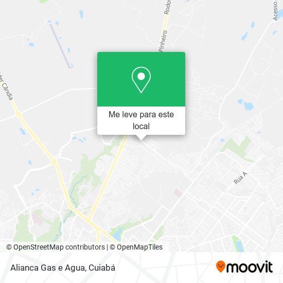 Alianca Gas e Agua mapa