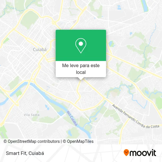 Smart Fit mapa