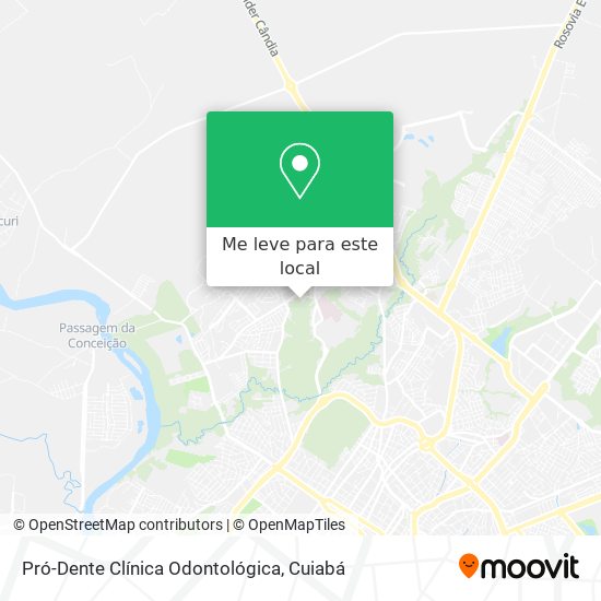 Pró-Dente Clínica Odontológica mapa