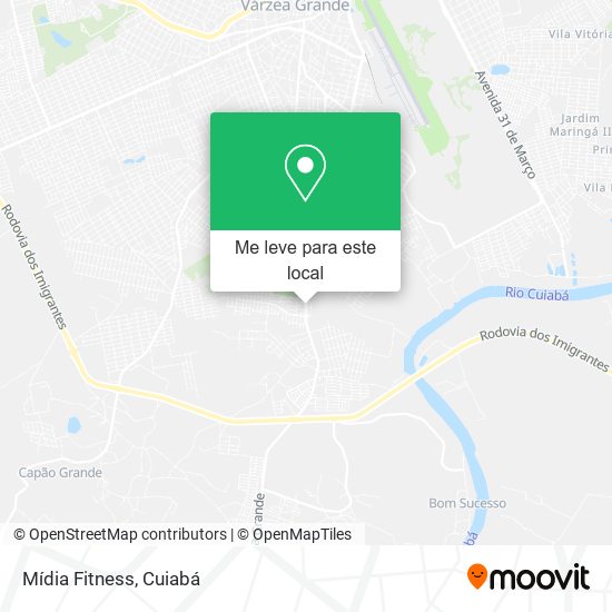 Mídia Fitness mapa