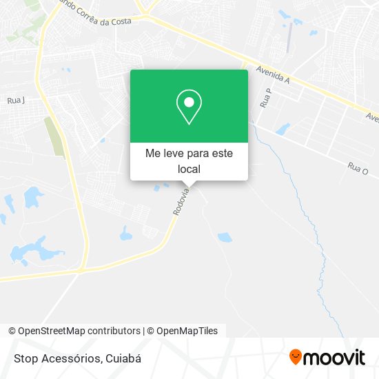Stop Acessórios mapa