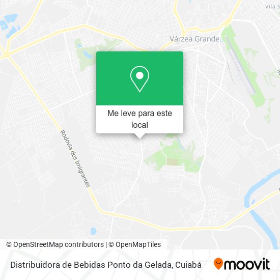 Distribuidora de Bebidas Ponto da Gelada mapa