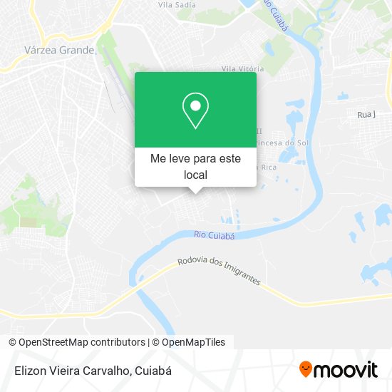 Elizon Vieira Carvalho mapa