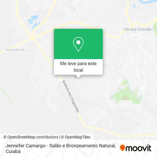 Jennefer Camargo - Salão e Bronzeamento Natural mapa