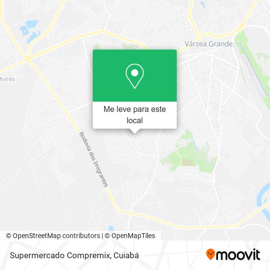 Supermercado Compremix mapa