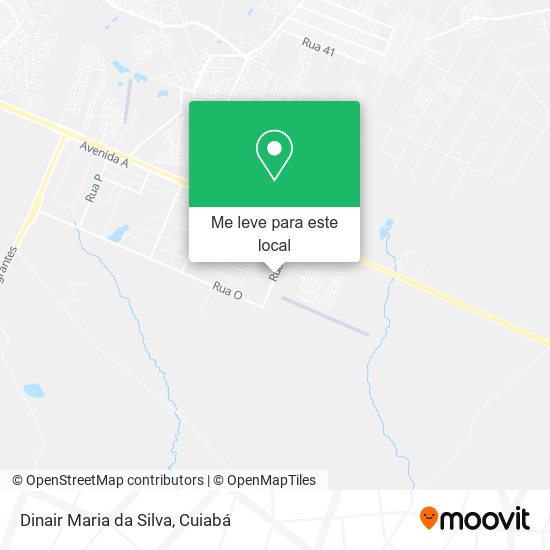 Dinair Maria da Silva mapa