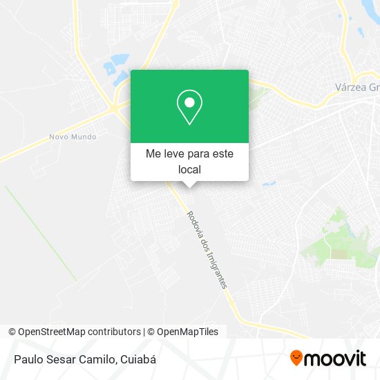 Paulo Sesar Camilo mapa