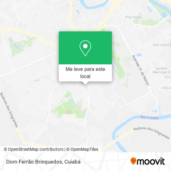 Dom Ferrão Brinquedos mapa