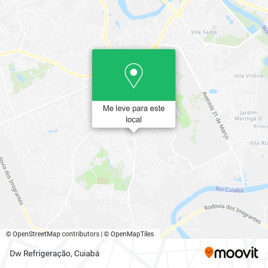 Dw Refrigeração mapa