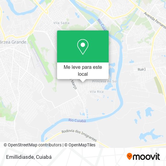 Emillidiasde mapa